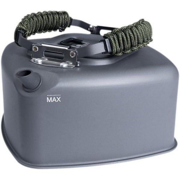 RidgeMonkey Square Kettle Paracord 1,1L Teekessel, Wasserkocher