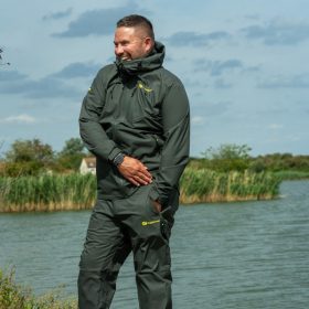   Ridgemonkey Apearel Thermapro Waterproof Shell Trousers Green Regenhose S