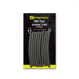   Ridgemonkey Connexion Shrink Tube Schrumpfschlauch Silt Black 2.4Mm 10Stk - Schrumpfschlauch