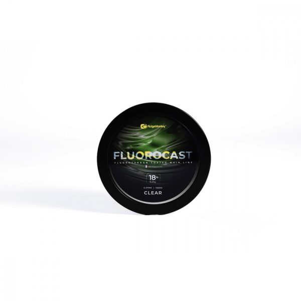RIDGEMONKEY FLUOROCAST FLUORO COATED BESCHICHTETE HAUPTSCHNUR 0.37MM/18LB 1000M - Hauptschnur - Monofile Schnur
