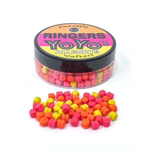 Ringers Yoyo Allsorts 5mm Pineapple Wafter 30gr