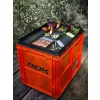 ROK Aufbewahrungsbox-Set mit Deckel 40x30x32cm Orange