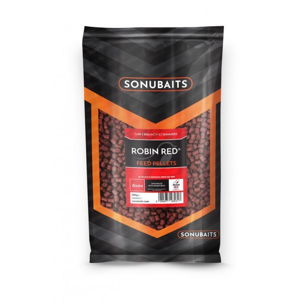 Sonubaits Robin Red Feed Pellet - 6mm (S0800017) aromatisiertes Futterpellet