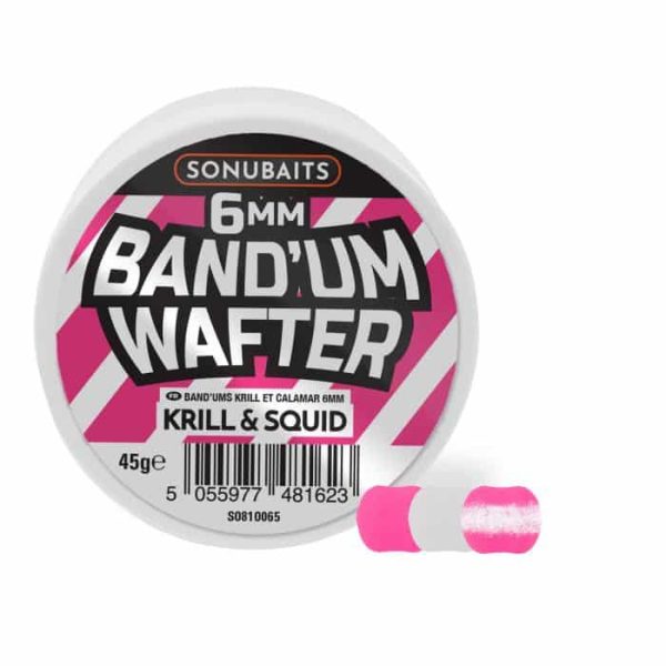 Sonubaits Bandum Wafters - 6mm Krill & Squid (S0810065) Wafters Hakenköder