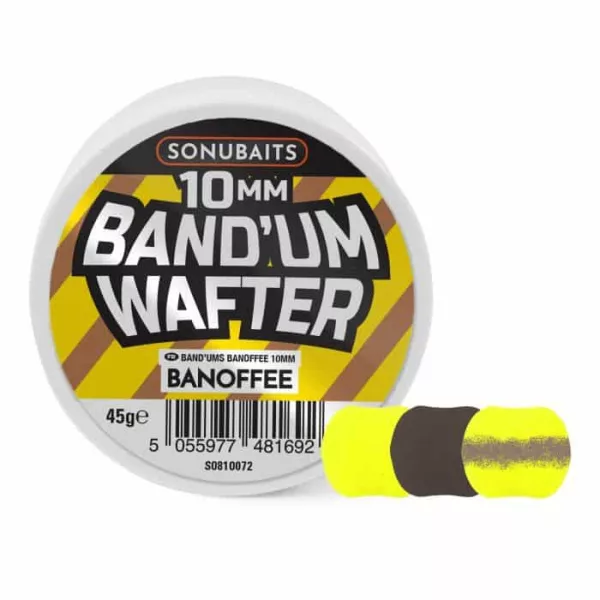 Sonubaits Bandum Wafters - 10mm Banoffee (S0810072) Wafters Hakenköder