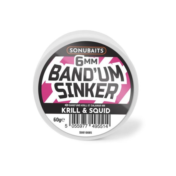 Sonubaits Bandum Sinkers Krill & Squid - 6mm (S0810085) Dumbbell
