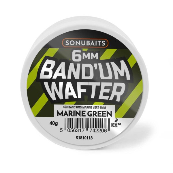 Sonubaits Bandum Wafter Meeresgrün 6mm Wafter 40gr