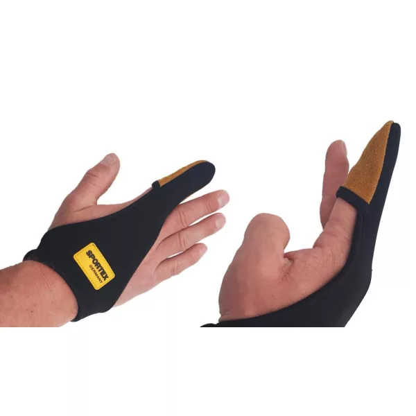 Sportex Wurfhandschuh mit Ledereinsätzen