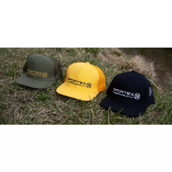 Sportex Snap Cap Mesh Schwarz Baseballkappe