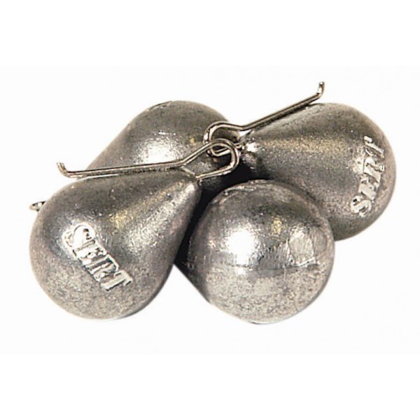 Sakura - SINKER CLIP PEAR - 12G X 5 - Bleie - Spinnblei - Ködergewicht