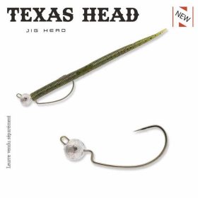 Sakura - TEXAS HEAD 10G / Haken 2/0 X 3 - Jigkopf