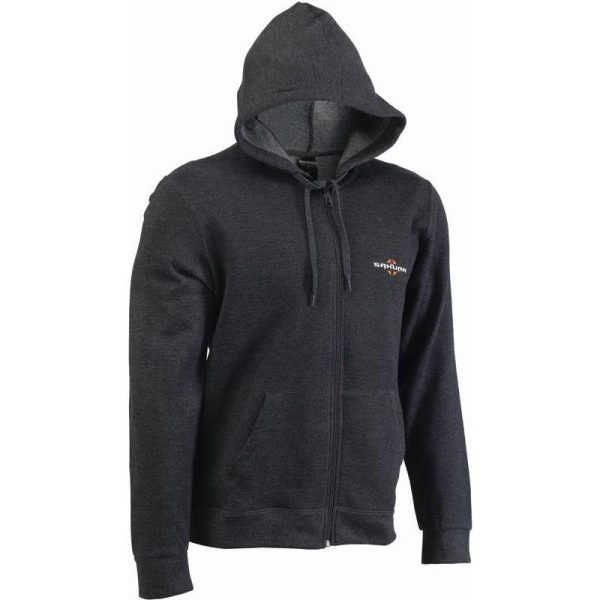 Sakura - Hoodie Zip Logo Grey - Kapuzenpullover - L