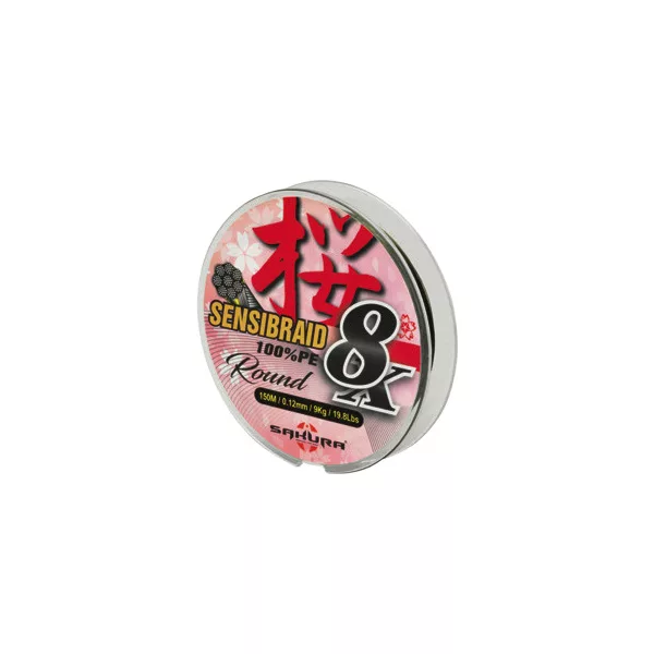 Sakura Sensibraid 8 geflochtene Schnur - MULTICOLOR 300 M - 0.12 mm / 20Lbs