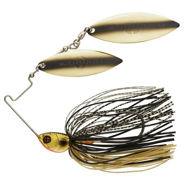 Sakura Cajun Spinnerbait DW Spinnerbait Jc14 (Black & Gold) - 14gr