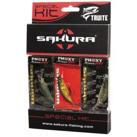  Sakura - PACK 3 PHOXY MINNOW HW 50 S - 50MM - 4,5 G - Wobbler