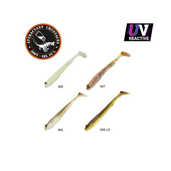 Sakura Gobygo 65 Gummifisch Clear Water Pack 1 65mm - 7 Stk.