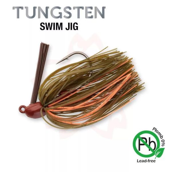 Sakura Tungsten Swim Jig 7,2gr BC Skirted Jigkopf - Bama Craw