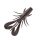 Sakura Zarigani Craw Soft Lure 78mm Kunststoffkrebs 112 Black Red Glitter