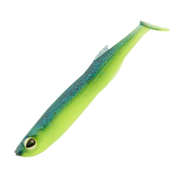 Sakura Xprat Shad 70 Chartreuse Thunder 7,0cm 2,4gr Plastikköder 8 Stk