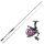 Sakura Stingray EGI Epinning 2,48m 5-25gr Spinnrute Stingray EGI 2504 FD mit Frontbremsrolle, mit geflochtener Schnur