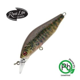   Sakura Phoxy Minnow MR 50S 5cm 4,9gr RL04 Wobbler - Real Life Bachforelle