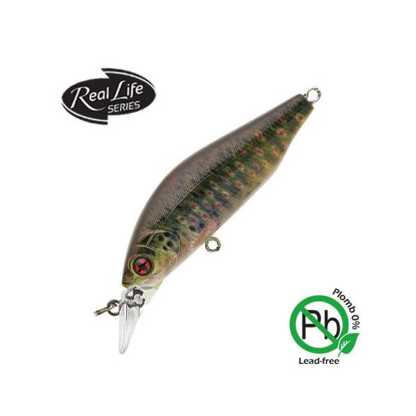Sakura Phoxy Minnow MR 50S 5cm 4,9gr RL04 Wobbler - Real Life Bachforelle