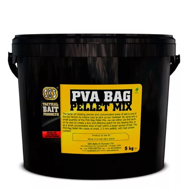 SBS PVA BAG PELLET MIX 500g SQUID & OCTOPUS Fischmehl