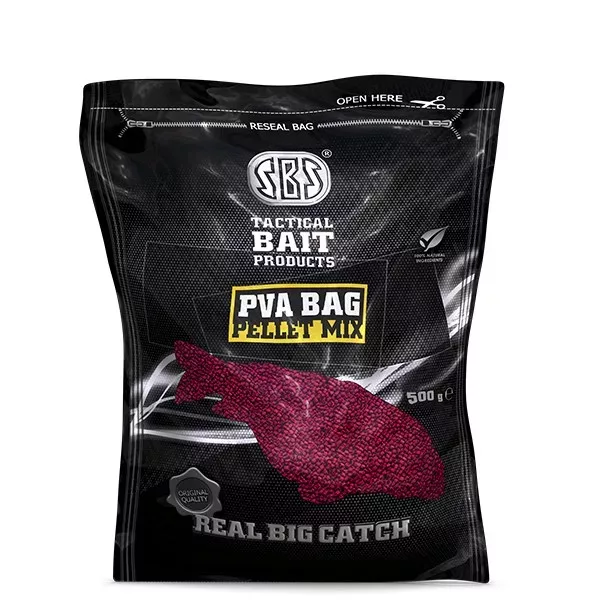 Sbs PVA Bag Pellet Mix 1Kg Squid & Octopus Fischmehlhaltig