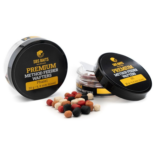 SBS Premium Method Feeder Wafters Phaze1 Gemischtfarbige Wafters 20gr