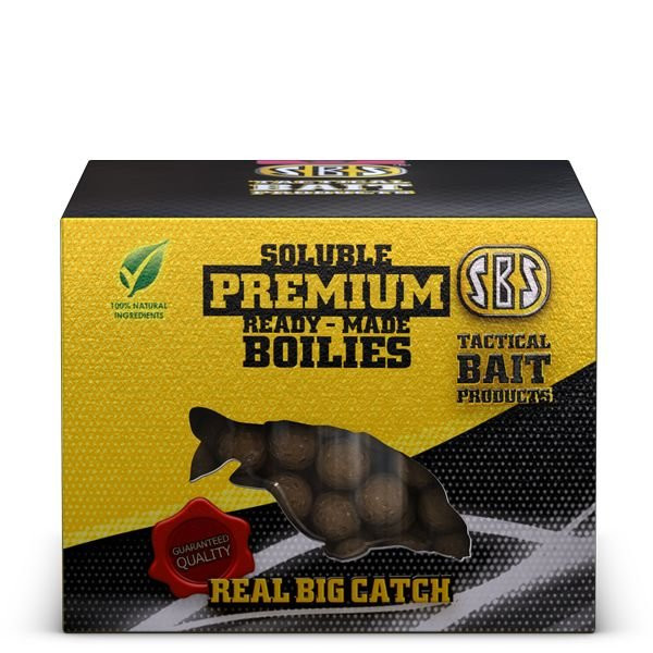 Sbs Soluble Premium Ready-Made Boilies Krill Halibut 250 Gr 16-20 Mm
