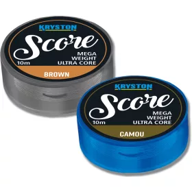   Kriston Score Heavyweight Leadcore 35Lbs 10m Geflochtene Vorfachschnur-Camou