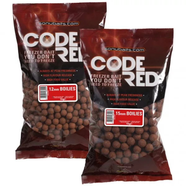 Sonubaits Code Red Boilies 12mm 1kg Boilie