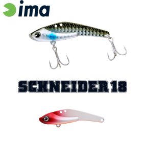   Ima Schneider 18 6,8cm 18gr 017 Red Head Pearl OB Kunstköder