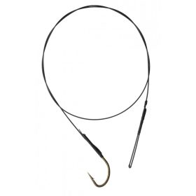   SERT - 7 STRAND TRACE WITH SINGLE HOOK - 60CM -15KG - Bissfestes Vorfach