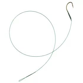   SRT Steel Rig 7-fädig 40cm, 9kg Stahlvorfach mit 2/0 Einzelhaken 3 Stk.