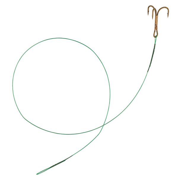 SRT Steel Rig 7-strängiges 40cm, 12kg Stahlvorfach mit 2 Drillingen 3 Stk.