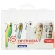 SRT Stickbait Kit 6cm 6gr Floating Wobbler Set 5 Stk.