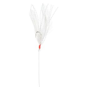   SRT Sabiki White Feathers 135cm 5H 8 Vorgebundener Haken 5 Stk.