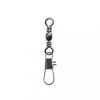 SERT - INTERLOCK SNAP + BARREL SWIVEL BLACK N°8 X10 - Wirbel