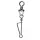 SERT - ITALIAN SWIVEL & SNAP LINK - NICKEL N°1 X8 - Wirbel