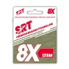 Sert Tresse 8x SRT Moosgrüne Geflochtene Schnur 0,16mm 135m