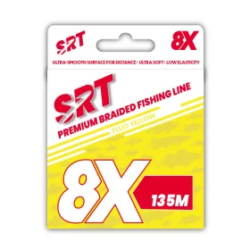   Sert Tresse 8x Srt Fluo Yellow Geflochtene Schnur 0,18mm 135m