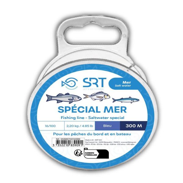 SRT Nylon Special Saltwater 0,25mm 300m Blau Monofile Hauptschnur