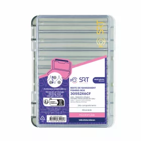 SRT 2x6-Fächer-Gerätebox 14x10,4x3,4cm