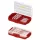 SRT 3076 Rot Wasserdichte Gerätebox mit 12+3 Fächern 27x18x5cm