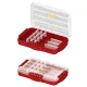 SRT 3076 Rot Wasserdichte Gerätebox mit 12+3 Fächern 27x18x5cm
