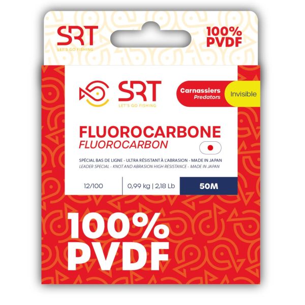 Sert Fluorocarbon SRT 100% PVDF 0,14mm 50m Fluorocarbon Vorfachschnur