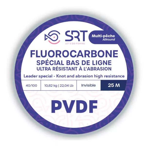 SRT Fluorocarbon SRT PVDF 0,50mm 25m Fluorocarbon Vorfachschnur