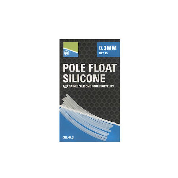 Preston Pole Float Silicone 0,7mm Silikonschlauch 15 Stk.