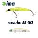 Ima Sasuke SS-50 5cm 1,7gr 010 Lime Red Pepper Wobbler